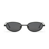 Eclipse Retro Oval Sunglasses