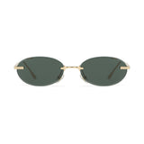 Vibe | Vintage Oval Rimless Sunglasses