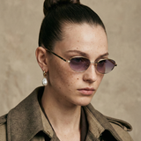 Aura Vintage Oval Sunglasses