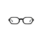 Geometric Black Blue Light Blocking Glasses