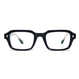 Bold Square Anti-Blue Light Glasses - Glossy Black