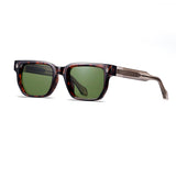 Classic Rectangular Tortoise Sunglasses